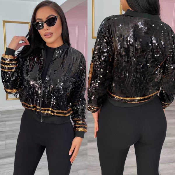 Sexy Slim-fit Sequin Jacket