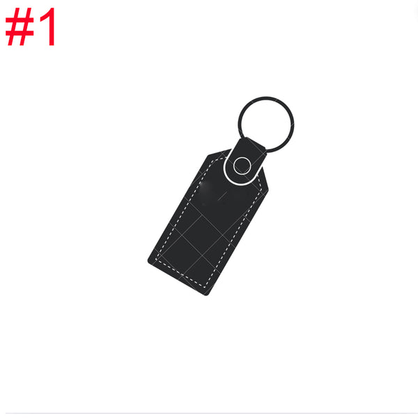 Leather Pattern Key Chain