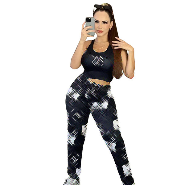 Slim-fit Two-piece Sleeveless Vest