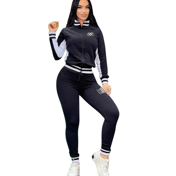 Threaded Leisure Sports Two-piece Set