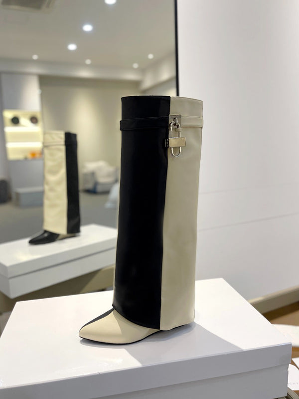 Long Boots-Silver Lock