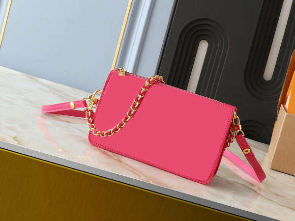 Flower Print Chain Bag