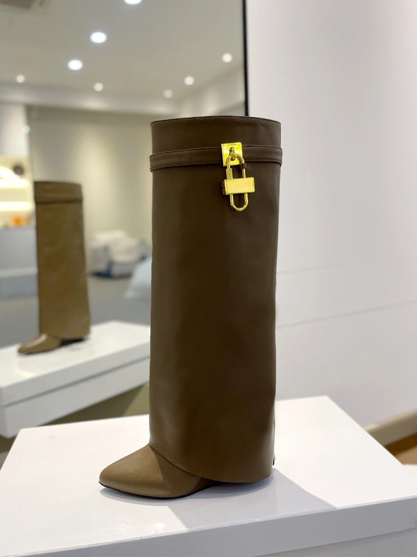 Long Boots-Gold Lock