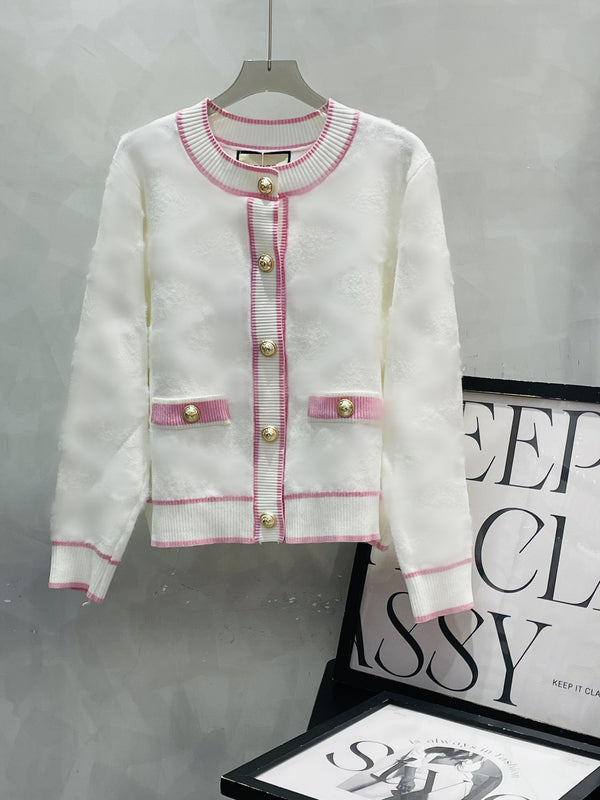 Slim Fit Long Sleeve Knit Cardigan