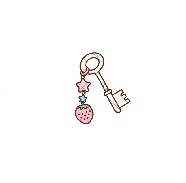 Strawberry Keychain