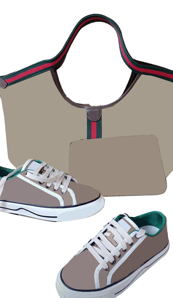 Brown Bag+Sneakers(A500-Brown)