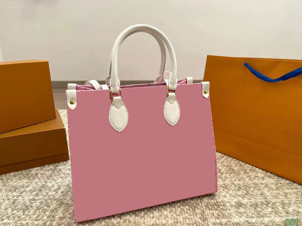 Summer Pink Slippers and Bag Set