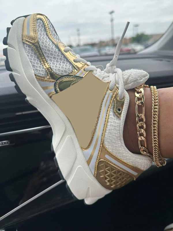 Gold Sneakers