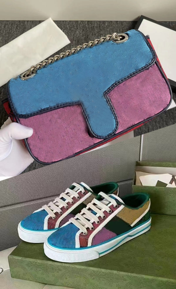 Colorful Shoes and Bags Sets