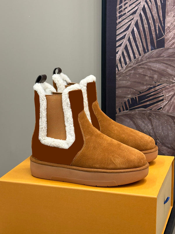 Chelsea fur boots