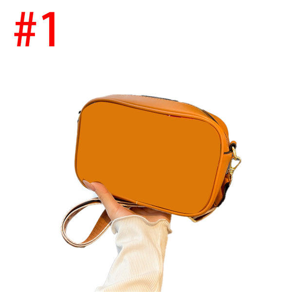 Contrast Color Shoulder Bag