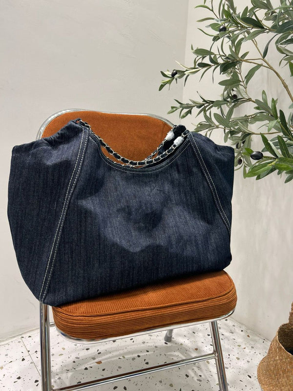 Vintage denim bag
