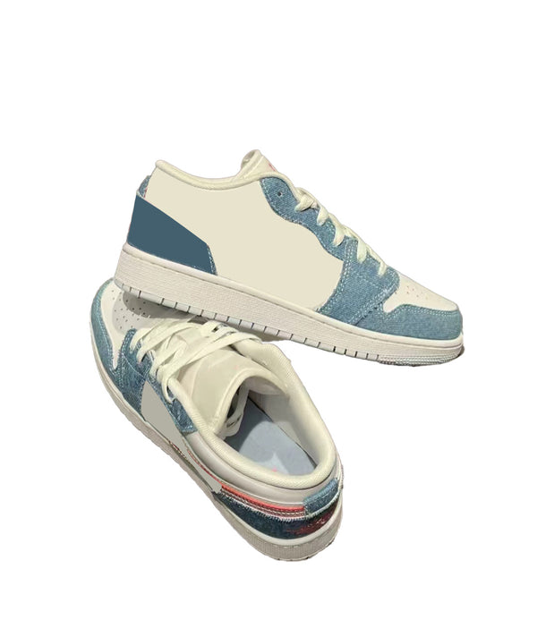 Fashion Light Blue&White Sneakers