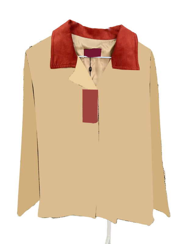 Stylish Gradient Lapel Jacket