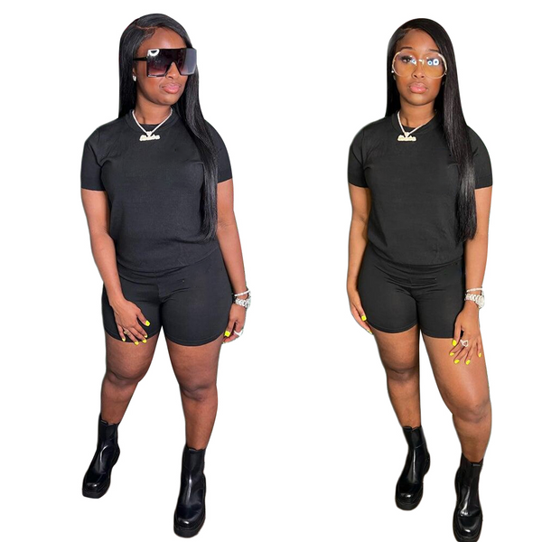 Offset + Drill Short Sleeve Shorts Set