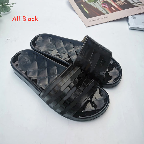 Jelly flat slippers