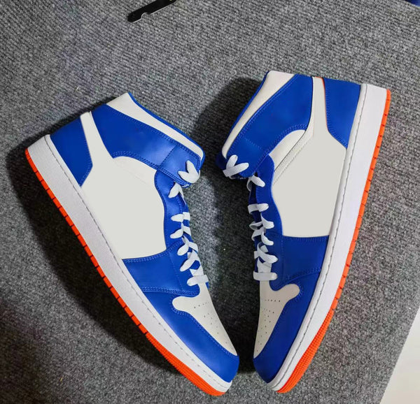 Blue&White Fashion Sneakers