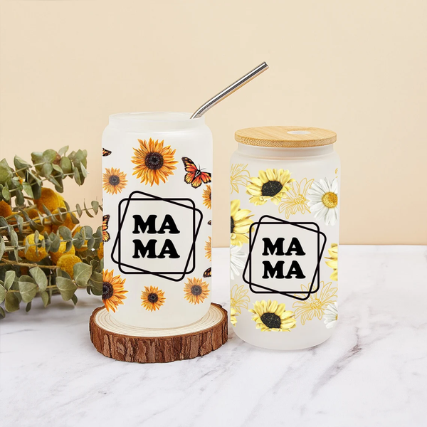 Mother's Day gift! MAMA Tumblers with Lid and Straw 16 OZ