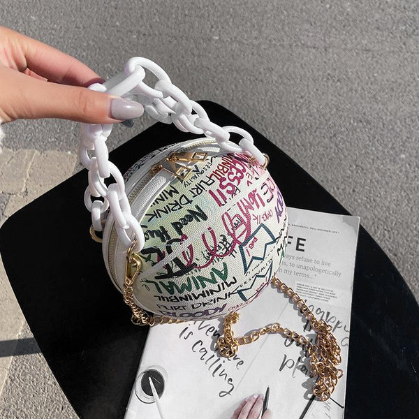 Graffiti personality basketball bag